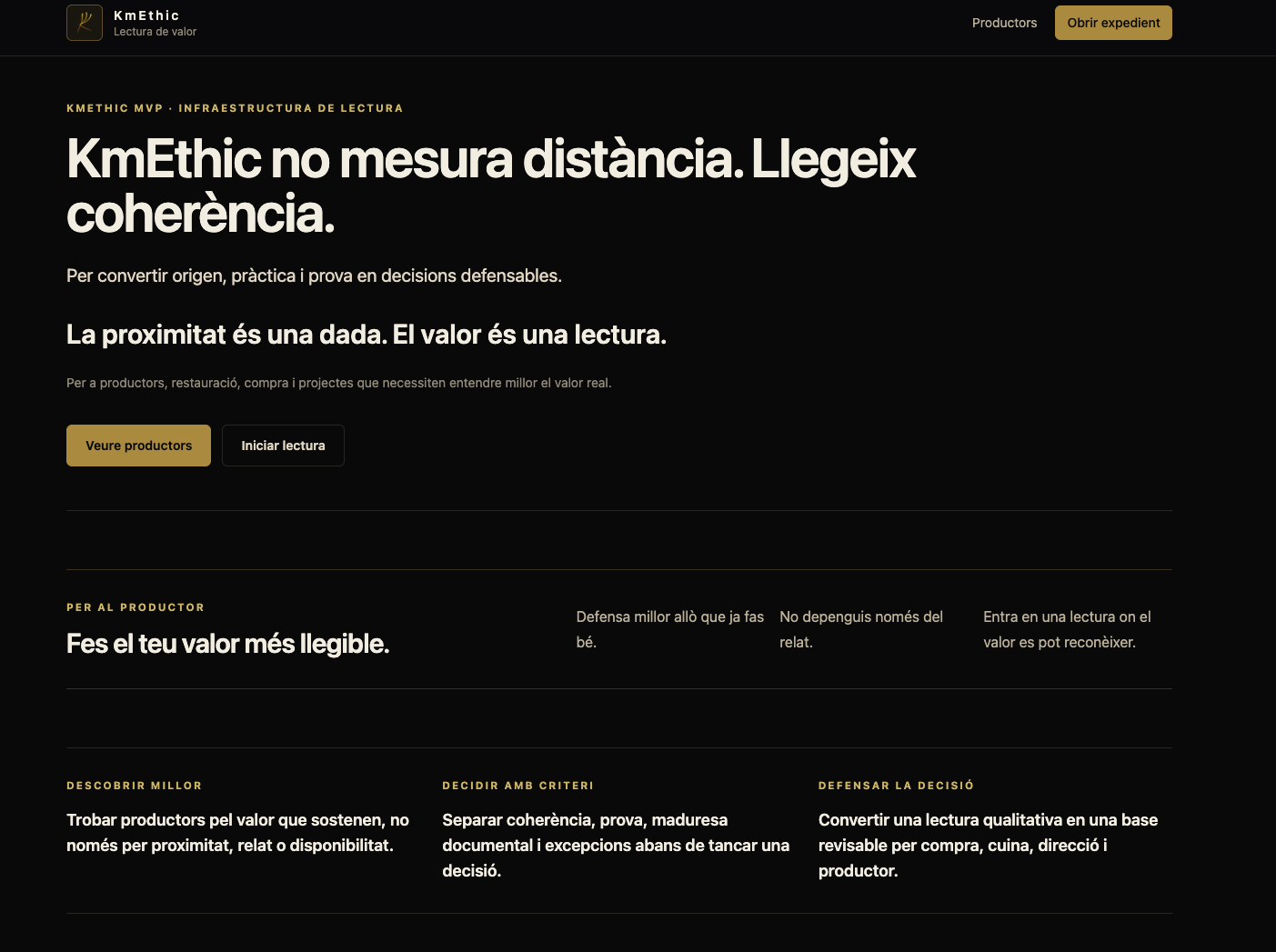 Interfície de lectura KmEthic